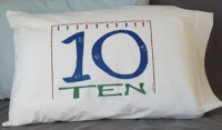 I'm 10!  BOYS Pillowcase