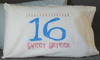 Sweet Sixteen pillowcase