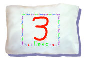 I'm Three! Toddler Pillowcase