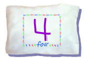 I'm Four! Toddler Pillowcase