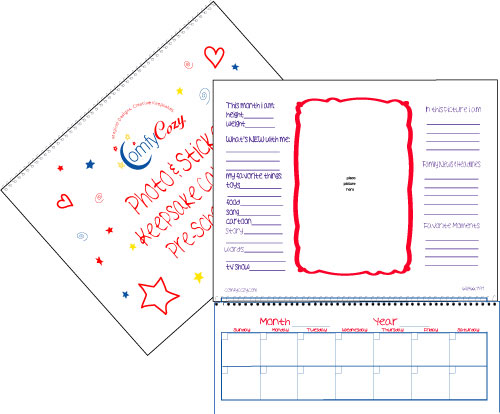 Preschool Years Keepsake Calendar