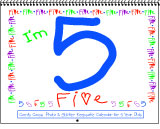 I'm Five! Keepsake Calendar