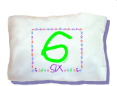 I'm Six! Toddler Pillowcase
