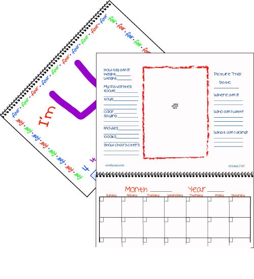 I'm Four! Keepsake Calendar