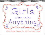 Girls 7-9 Keepsake Calendar