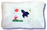 Astronaut  & Space Pillow Case